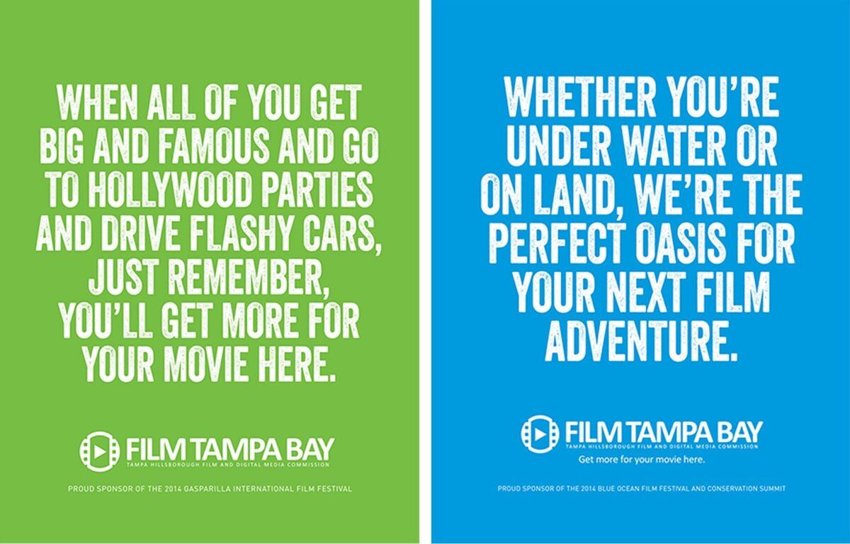 Film Tampa Bay Gasparilla International Film Festival Sponsor Ad