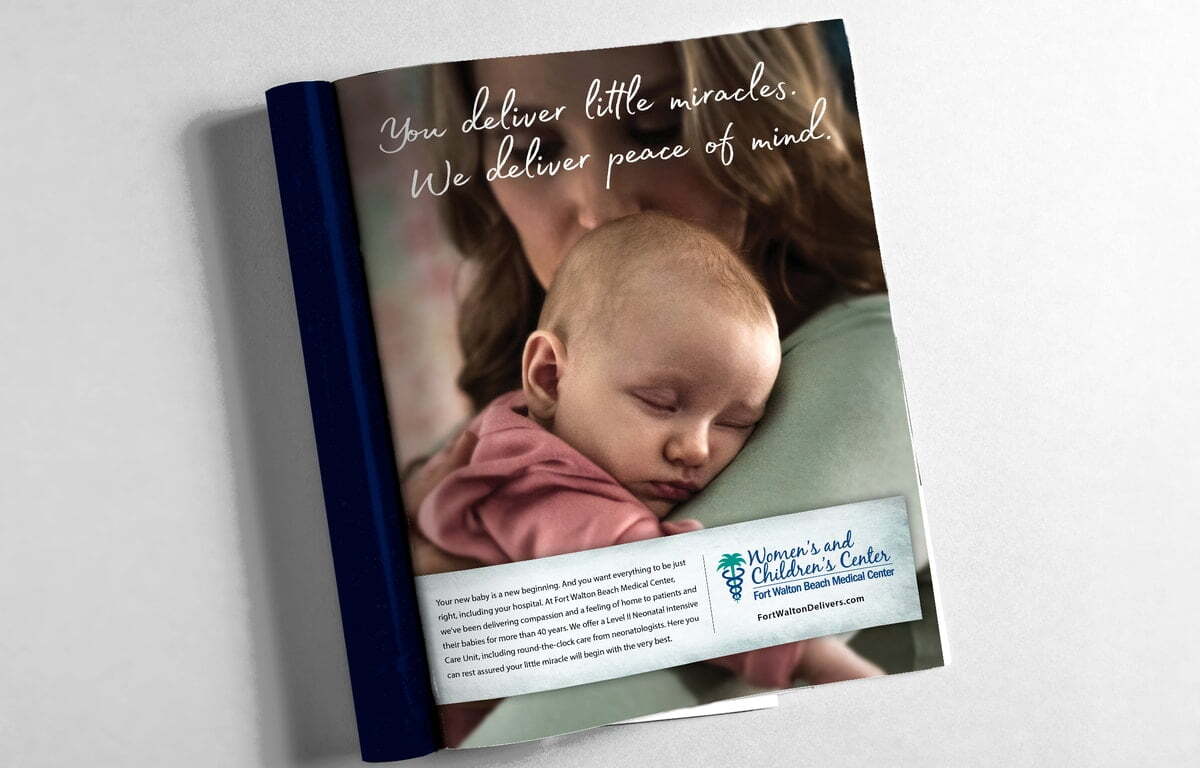 Fort Walton Beach Medical Center Womens Childrens Magazine Ad