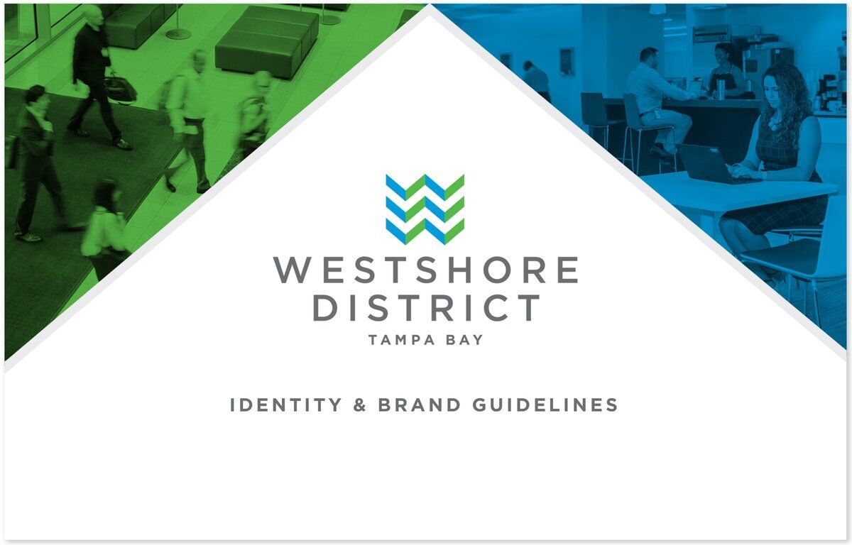 Westshore District Tampa Bay Logo Brand Identity Style Cover